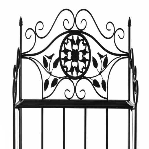 Estanteria para plantas Flora Metal Negro 32X66X175 cm