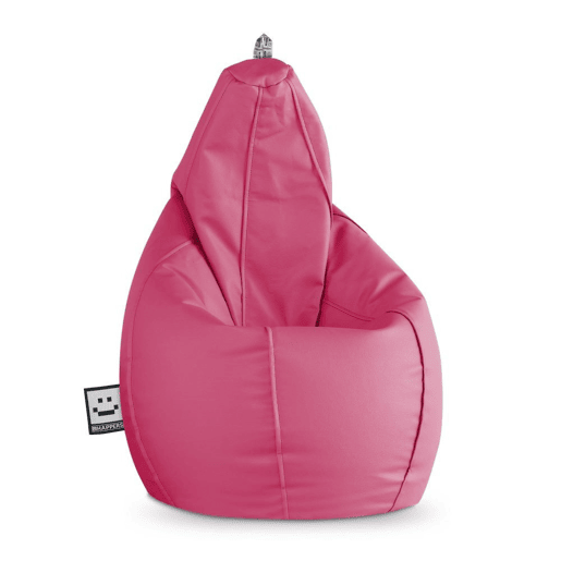 Puff Pêra Couro ecológico Fuchsia XXL HAPPERS
