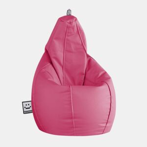Puff Pêra Couro ecológico Fuchsia XXL HAPPERS