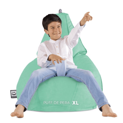 Puff Pêra Couro ecológico Casa da Moeda XL HAPPERS
