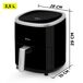 FREIDORA DE AIRE 3.5 L -1200W DIGITAL PANEL 80º-200ºC FREIDORA DE AIRE 3.5 L -1200W DIGITAL PANEL 80º-200ºC Negro