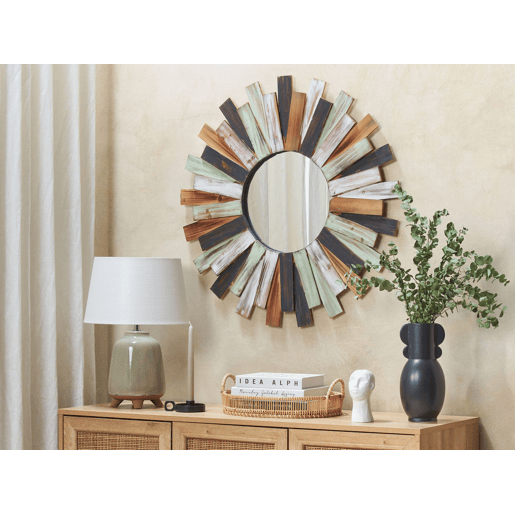 Beliani Espelho decorativo TAMPICO