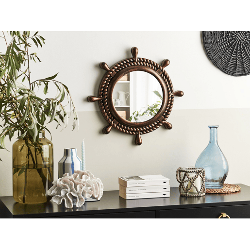 Beliani Espelho decorativo GORMAZ