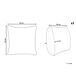 Beliani Cojín decorativo EXACUM Beliani Cojín decorativo EXACUM Blanco