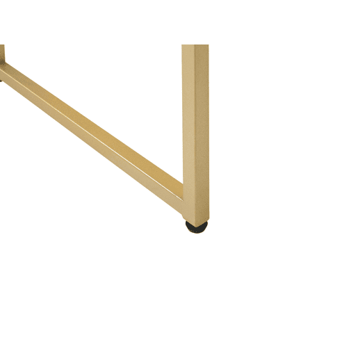 Consola Secretária DAPHNE BrancoDourado 100 cm 48 cm com arrumação
