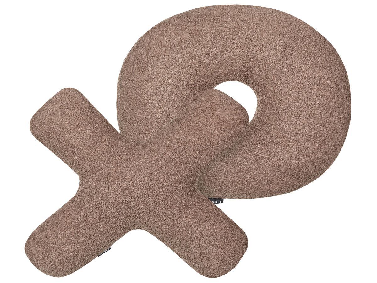 Beliani Cojín decorativo HESPERIS 46x46 Marrón