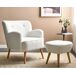 Beliani Sillón TUMBA Beliani Sillón TUMBA Blanco