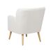 Beliani Sillón TUMBA Beliani Sillón TUMBA Blanco