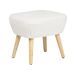 Beliani Sillón TUMBA Beliani Sillón TUMBA Blanco