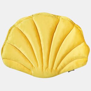 Almofada decorativa CONSOLIDA Veludo 47 x 35 cm Amarelo Sólido