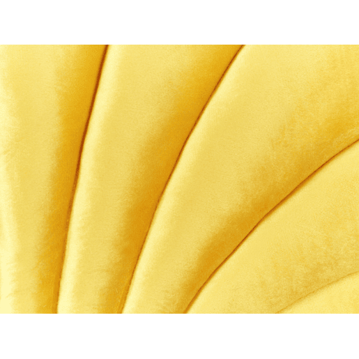 Almofada decorativa CONSOLIDA Veludo 47 x 35 cm Amarelo Sólido