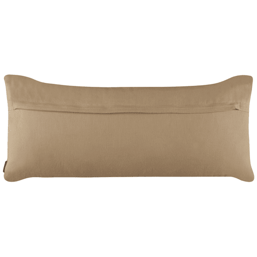 Conjunto de 2 almofadas decorativas LUINA Juta 30 x 70 cm Creme Sólido