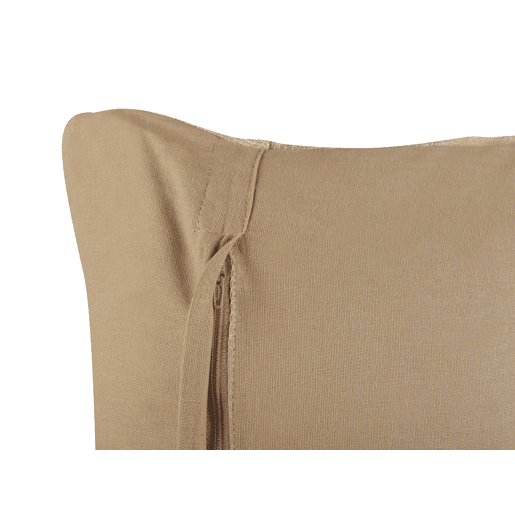 Conjunto de 2 almofadas decorativas LUINA Juta 30 x 70 cm Creme Sólido