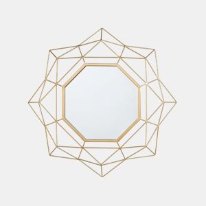 Espelho HILLION 60 cm 60 cm Metal Dourado