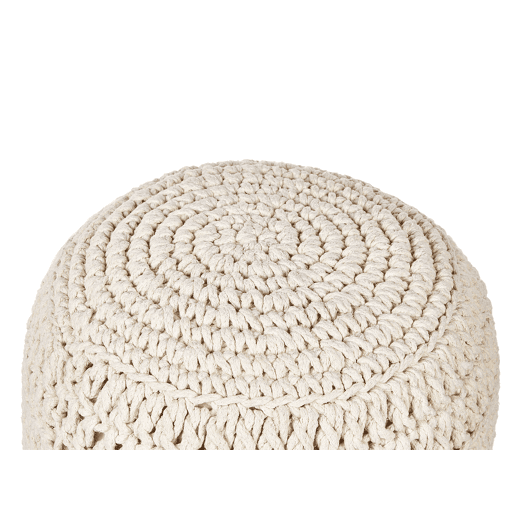 Pufe ARPATU Algodão Creme claro 40 cm 40 cm 40 cm