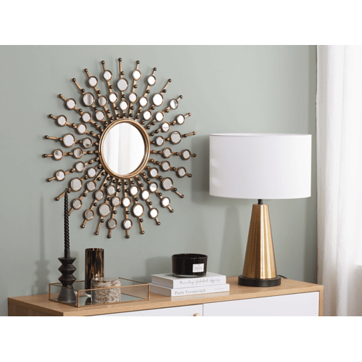 Espelho BLOIS 70 cm 70 cm Metal Dourado