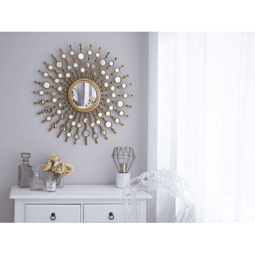Espelho BLOIS 70 cm 70 cm Metal Dourado