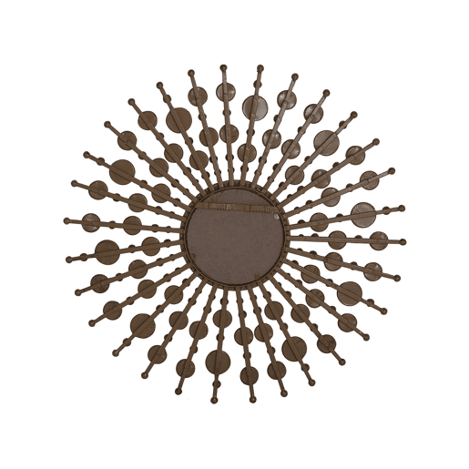 Espelho BLOIS 70 cm 70 cm Metal Dourado
