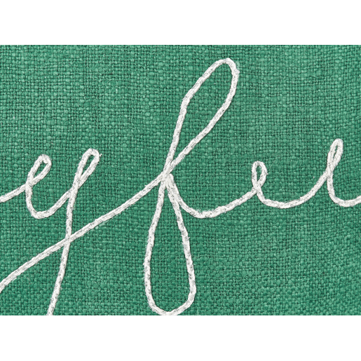 Conjunto de 2 almofadas decorativas ELETTARIA Algodão 45 x 45 cm Verde Padrão natalicio