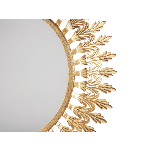 Espelho VOREY 60 cm 60 cm Metal Dourado
