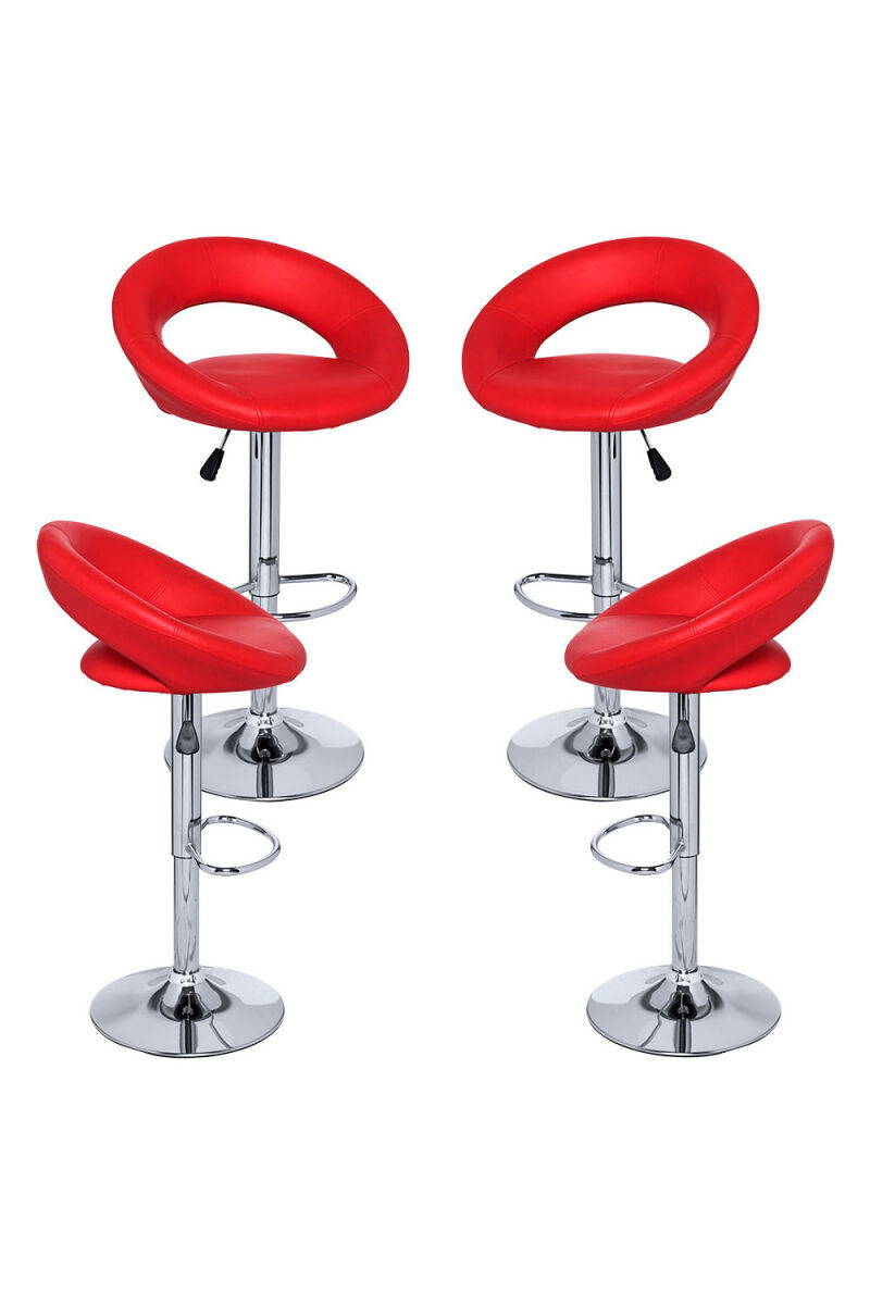 Pack 4 taburetes onis - rojo