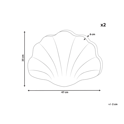Beliani Almofada decorativa CONSOLIDA