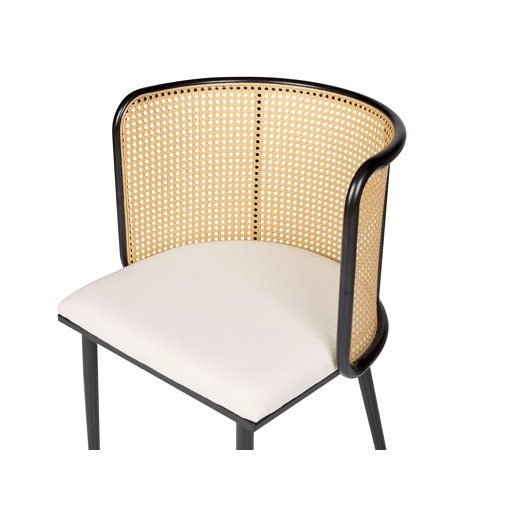Conjunto de 2 cadeiras de jantar KOBUK Metal Preto
