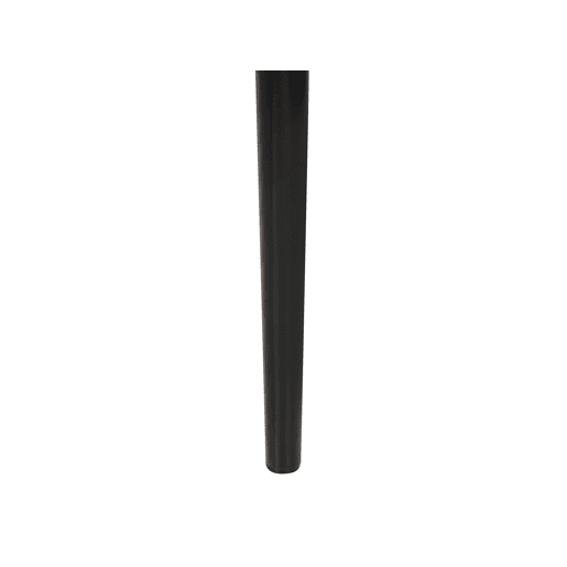 Conjunto de 2 cadeiras de jantar KOBUK Metal Preto