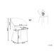 Beliani Silla de comedor MASON Beliani Silla de comedor MASON Blanco/ Beige