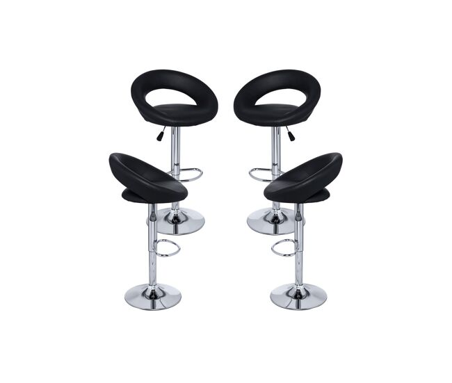 Pack 4 taburetes onis - negro