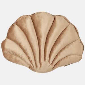 Almofada decorativa CONSOLIDA Veludo 47 x 35 cm Cor de areia Sólido