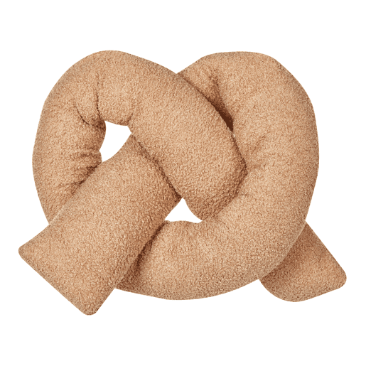 Almofada decorativa GLADIOLUS Bouclé 172 x 14 cm Castanho claro Sólido