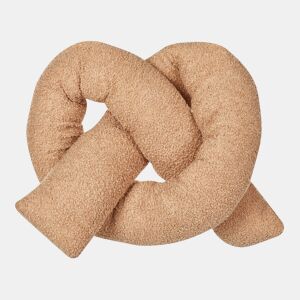 Almofada decorativa GLADIOLUS Bouclé 172 x 14 cm Castanho claro Sólido