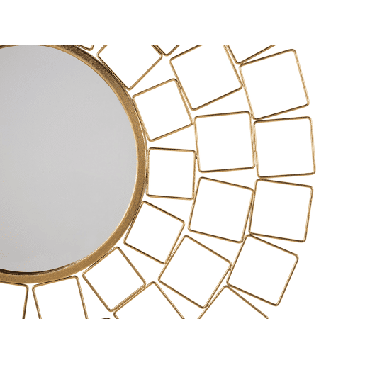 Espelho LABRIT 90 cm 90 cm Metal Dourado