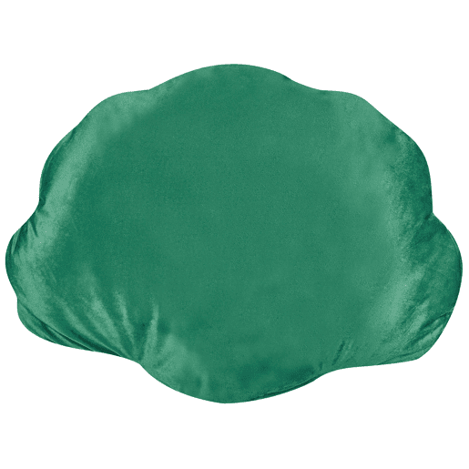 Conjunto de 2 almofadas decorativas CONSOLIDA Veludo 47 x 35 cm Verde esmeralda Sólido