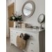 Beliani Espejo decorativo DELICIAS Beliani Espejo decorativo DELICIAS Blanco/ Beige