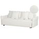 Beliani Sofá cama Bouclé KRAMA Beliani Sofá cama Bouclé KRAMA Blanco/ Beige