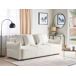 Beliani Sofá cama Bouclé KRAMA Beliani Sofá cama Bouclé KRAMA Blanco/ Beige