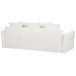 Beliani Sofá cama Bouclé KRAMA Beliani Sofá cama Bouclé KRAMA Blanco/ Beige