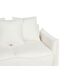 Beliani Sofá cama Bouclé KRAMA Beliani Sofá cama Bouclé KRAMA Blanco/ Beige