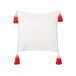 Beliani Cojín decorativo VALLOTA Beliani Cojín decorativo VALLOTA Blanco/ Beige