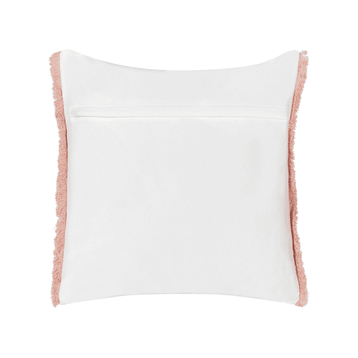 Conjunto de 2 almofadas decorativas SKIMMIA Algodão 45 x 45 cm Branco Padrão natalicio