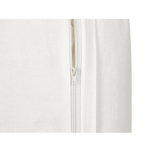 Conjunto de 2 almofadas decorativas SKIMMIA Algodão 45 x 45 cm Branco Padrão natalicio