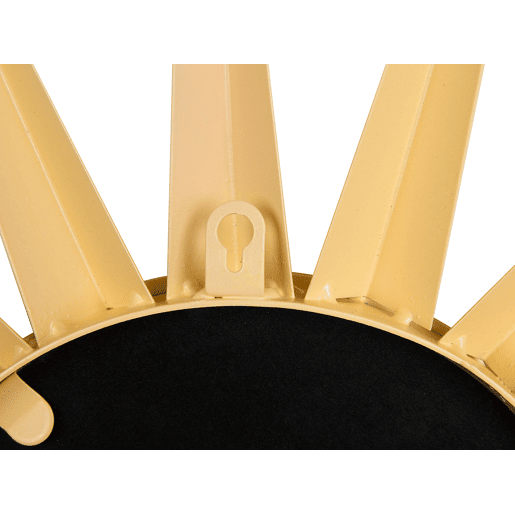 Espelho PERELLI 60 cm 60 cm Metal Dourado