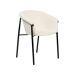Beliani Silla de comedor AMES Beliani Silla de comedor AMES Blanco/ Beige