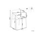 Beliani Silla de comedor AMES Beliani Silla de comedor AMES Blanco/ Beige