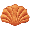 Almofada decorativa CONSOLIDA Veludo 47 x 35 cm Laranja Sólido