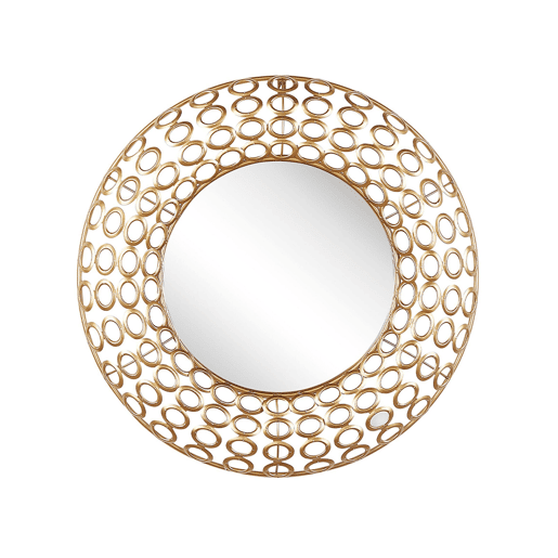 Espelho BOURDON 80 cm 80 cm Metal Dourado