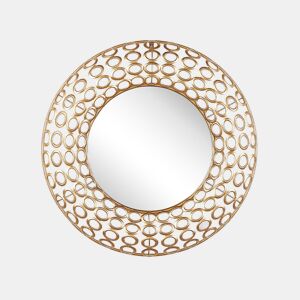Espelho BOURDON 80 cm 80 cm Metal Dourado
