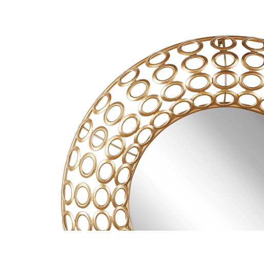 Espelho BOURDON 80 cm 80 cm Metal Dourado